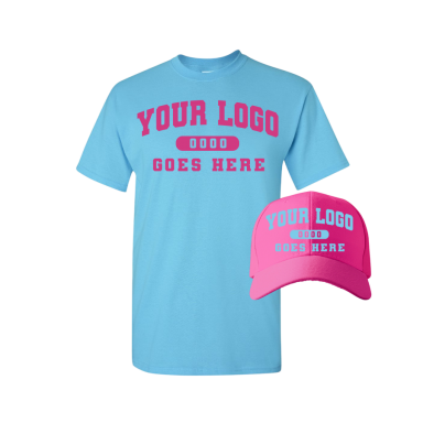 Youth Combo CK01 Hot Pink / Sky Tee